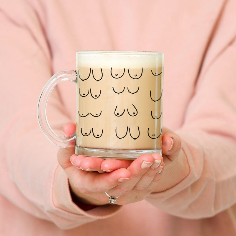 Boobs Enamel Coffee Mug, Fast & Reliable Shipping