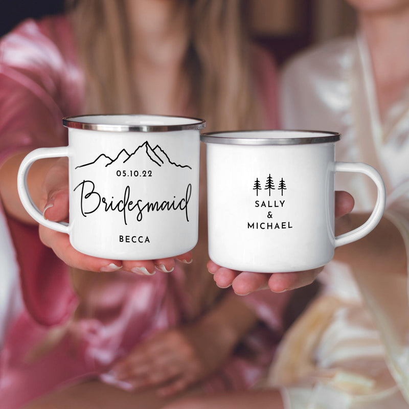 Bridal Party Camping Mugs