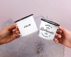 Bachelorette Party Cups - Trees