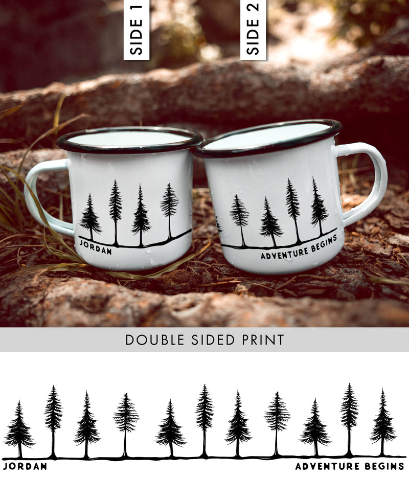 Forest Personalized Camping Mug