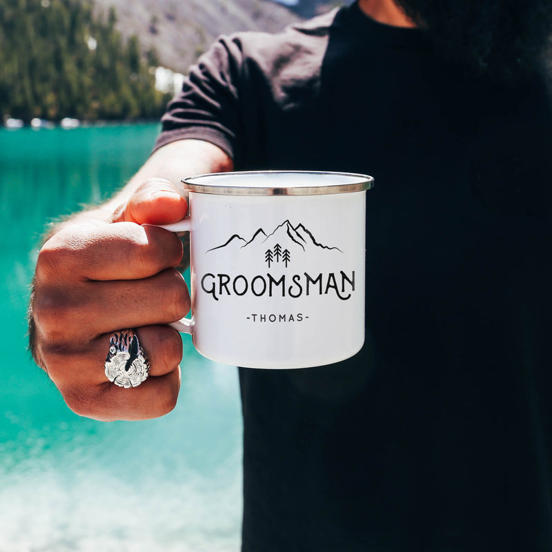 Groomsman Best Man Camping Mugs