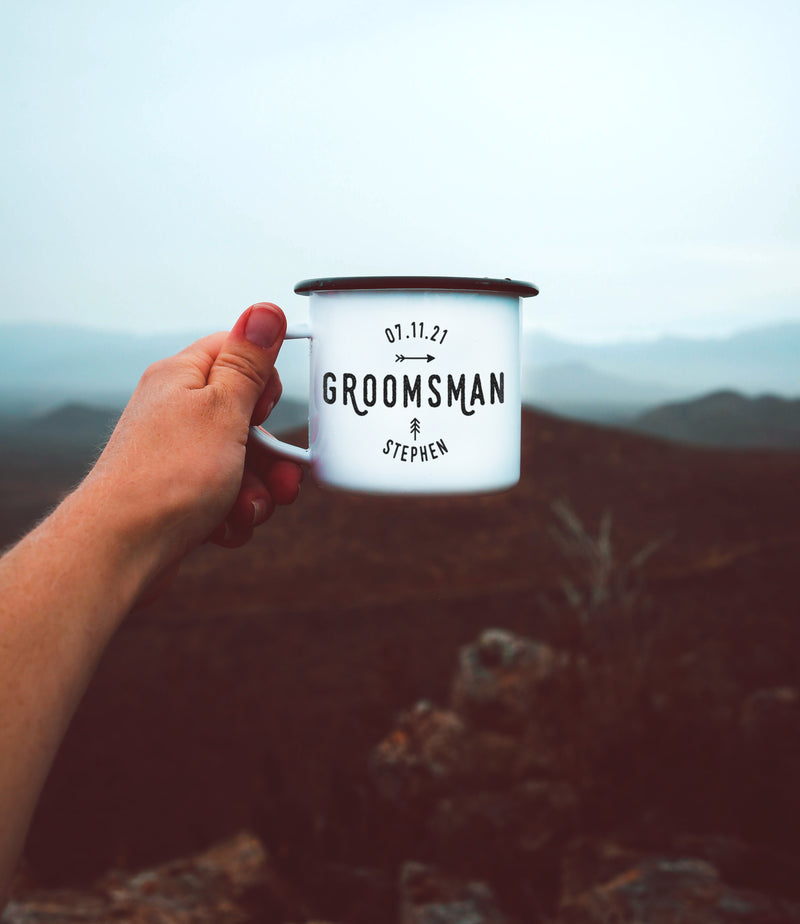 Groomsman Best Man Camping Mugs