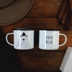 Mama established bear coffee mug